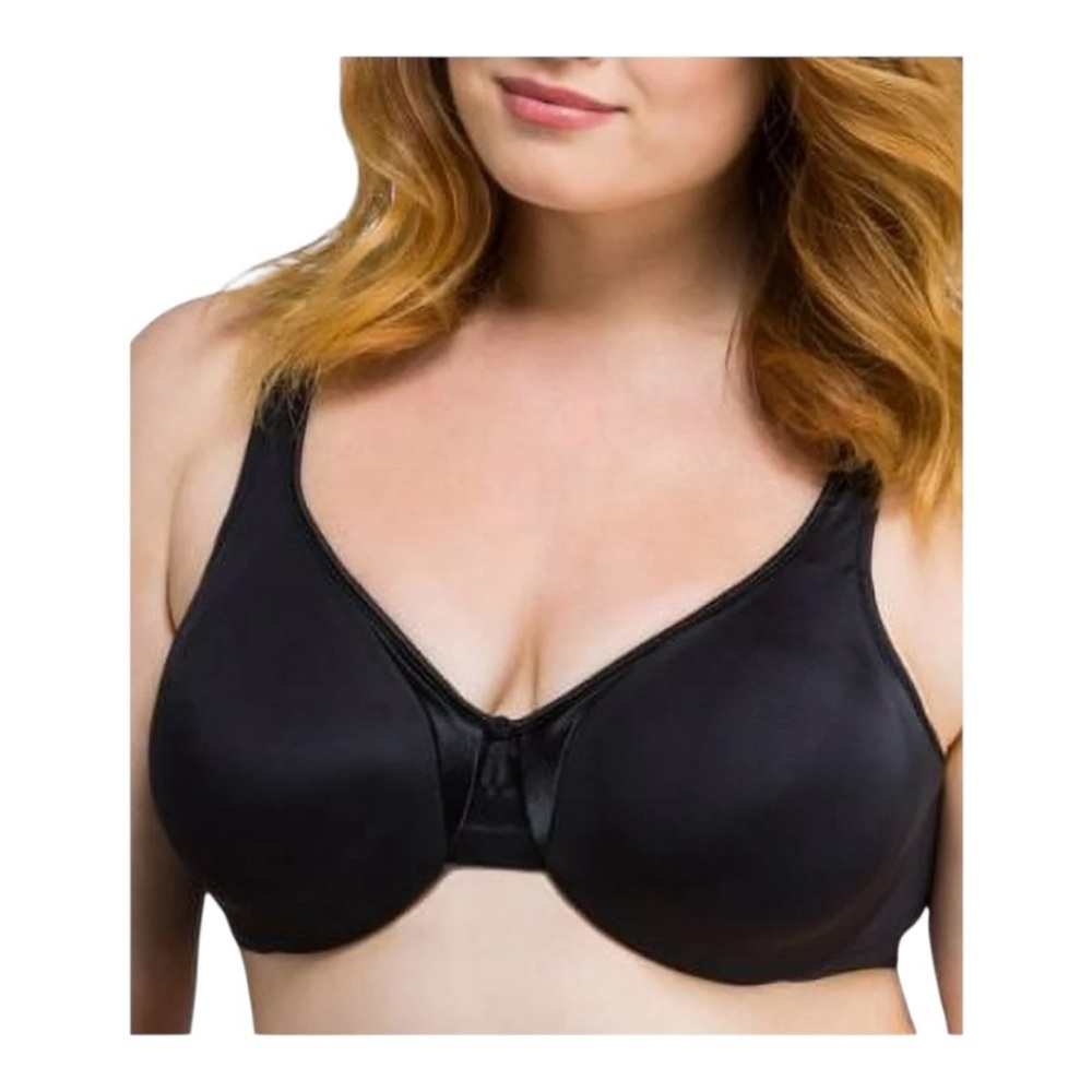 Olga Black Signature Support 2-Ply Minimizer Underwire Bra Size 40DDD